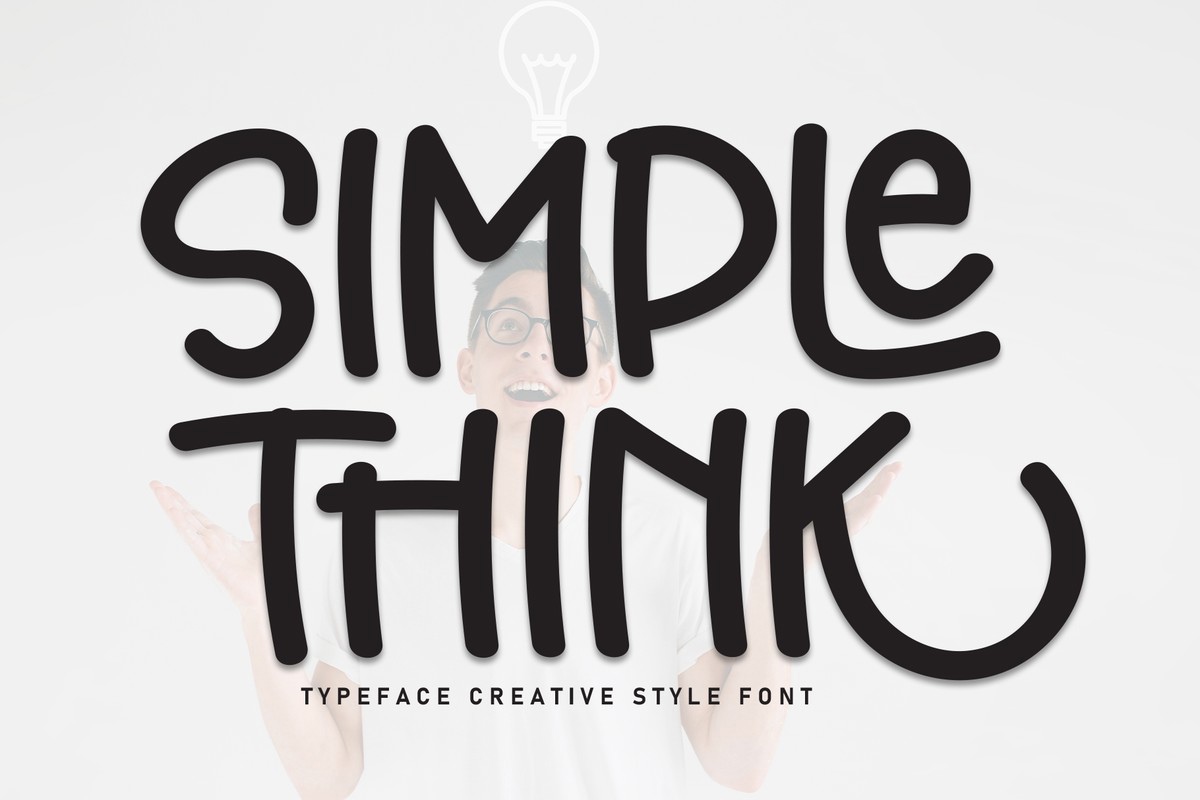 Simple Think Font preview