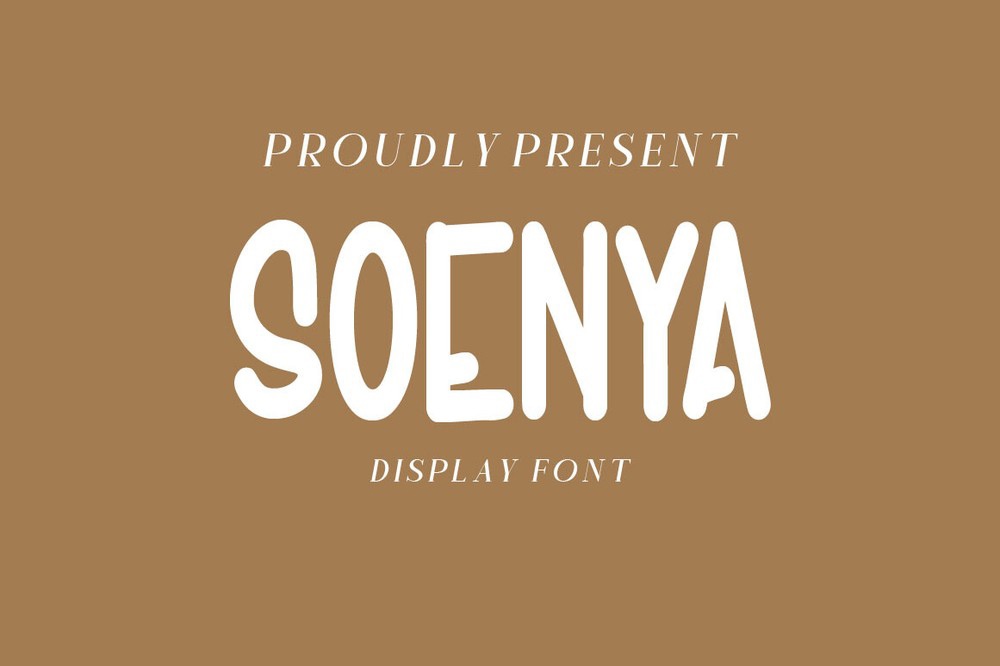 Soenya Font preview