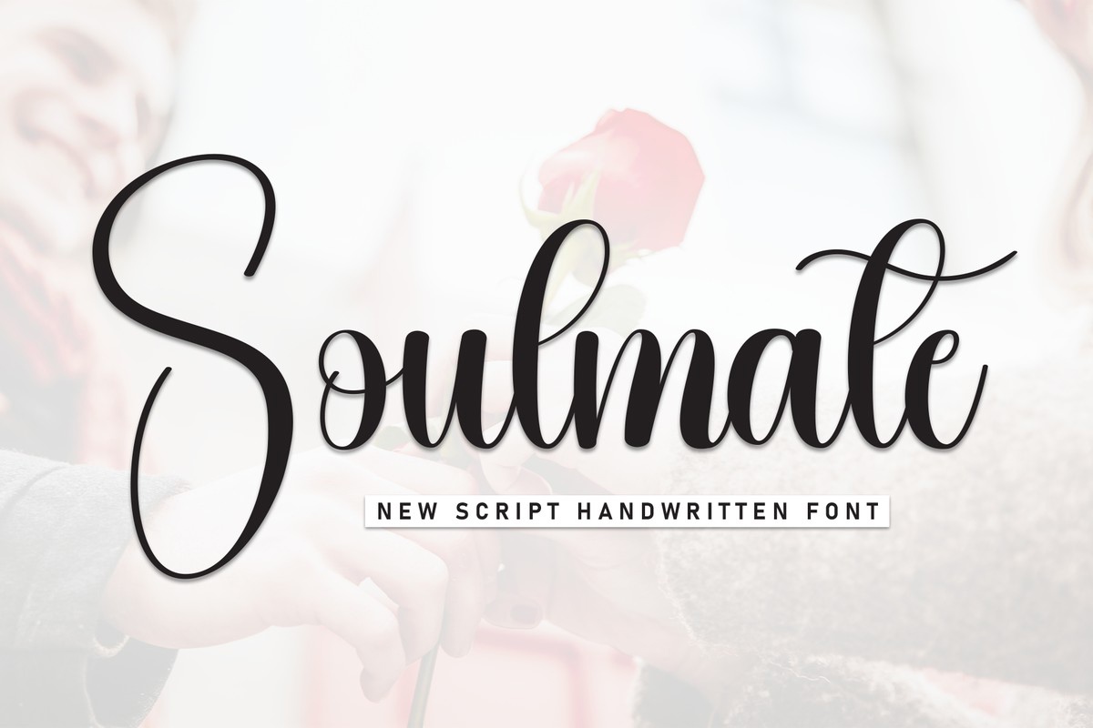 Soulmate Font preview