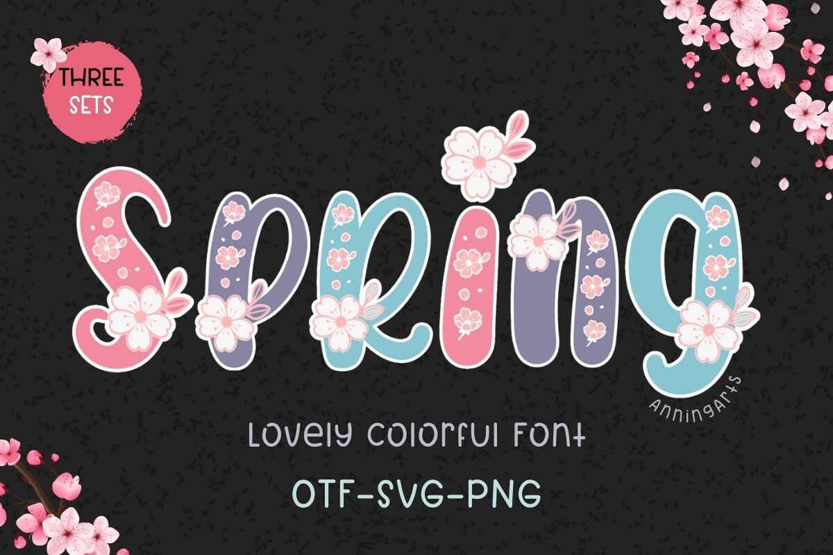 Sрring Font preview