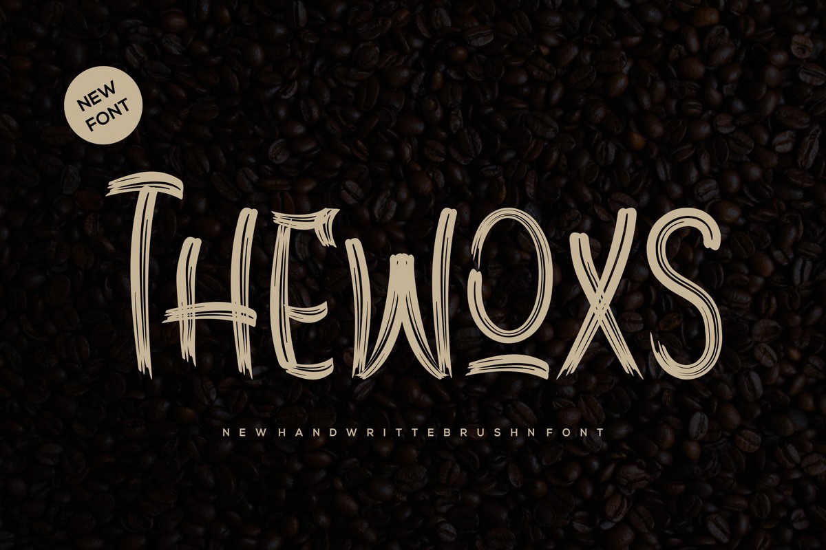 Thewoxs Font preview