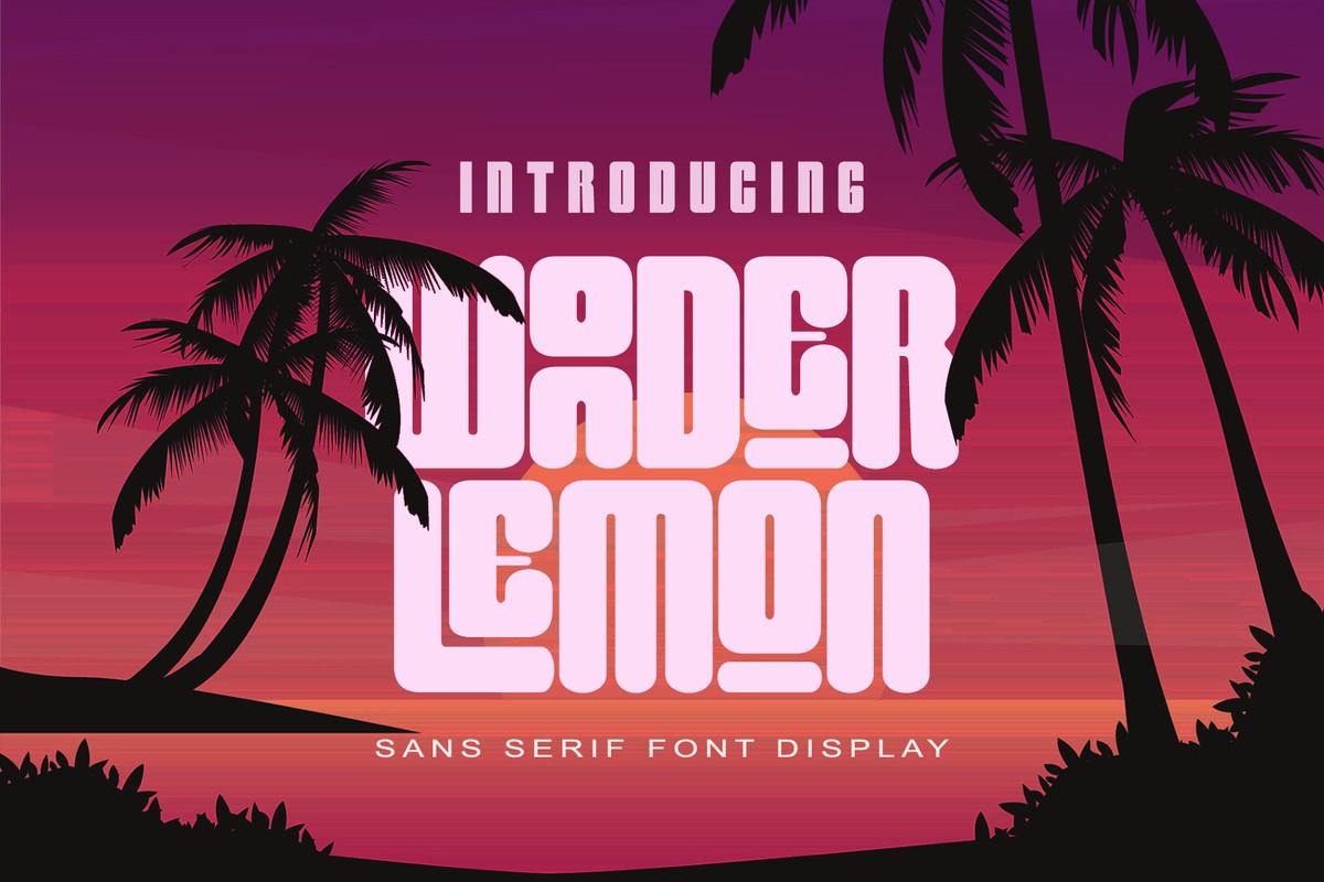 Wonder Lemon Font preview