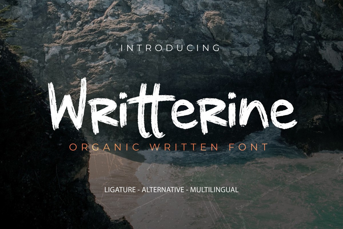 Writterine Regular Font preview