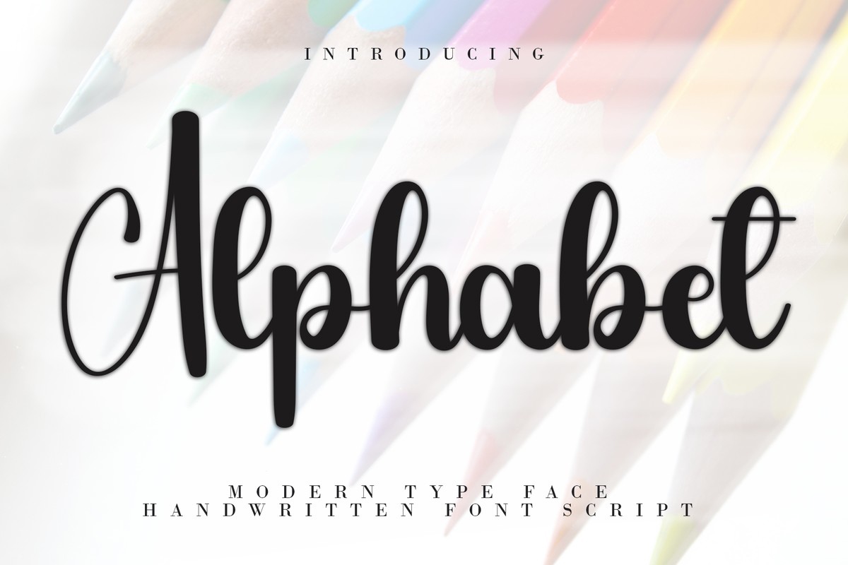 Alphabеt Font preview