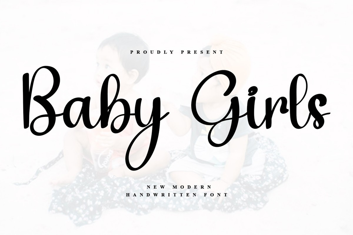 Baby Girls Font preview