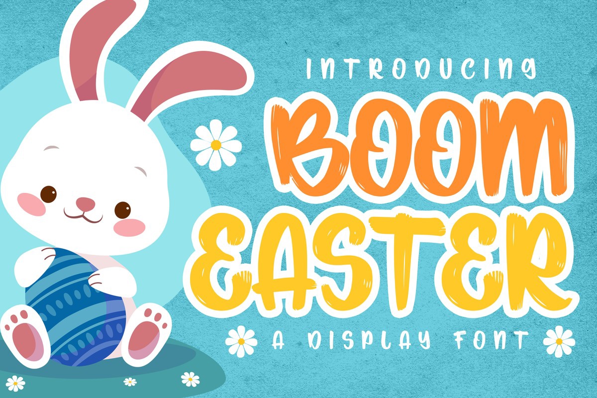 Boom Easter Font preview