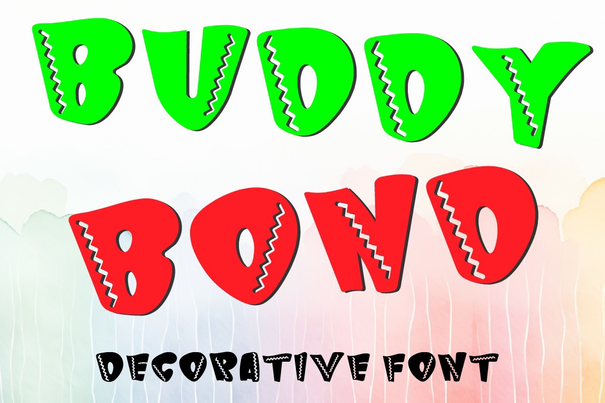 Buddy Bond Font preview