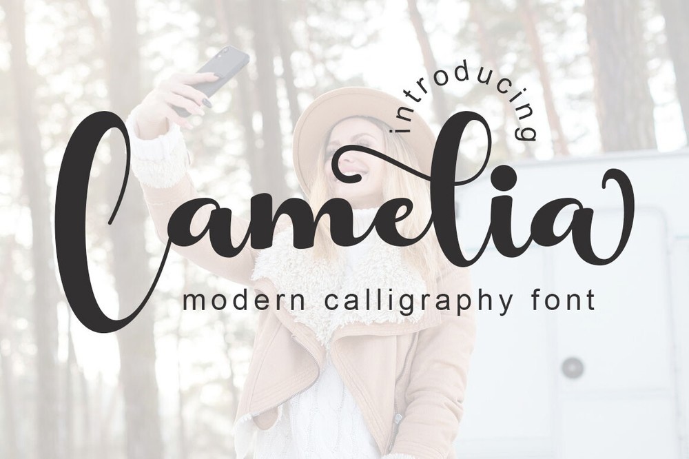 Cameliа Font preview