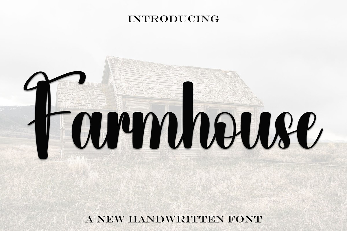 Farmhousе Font preview