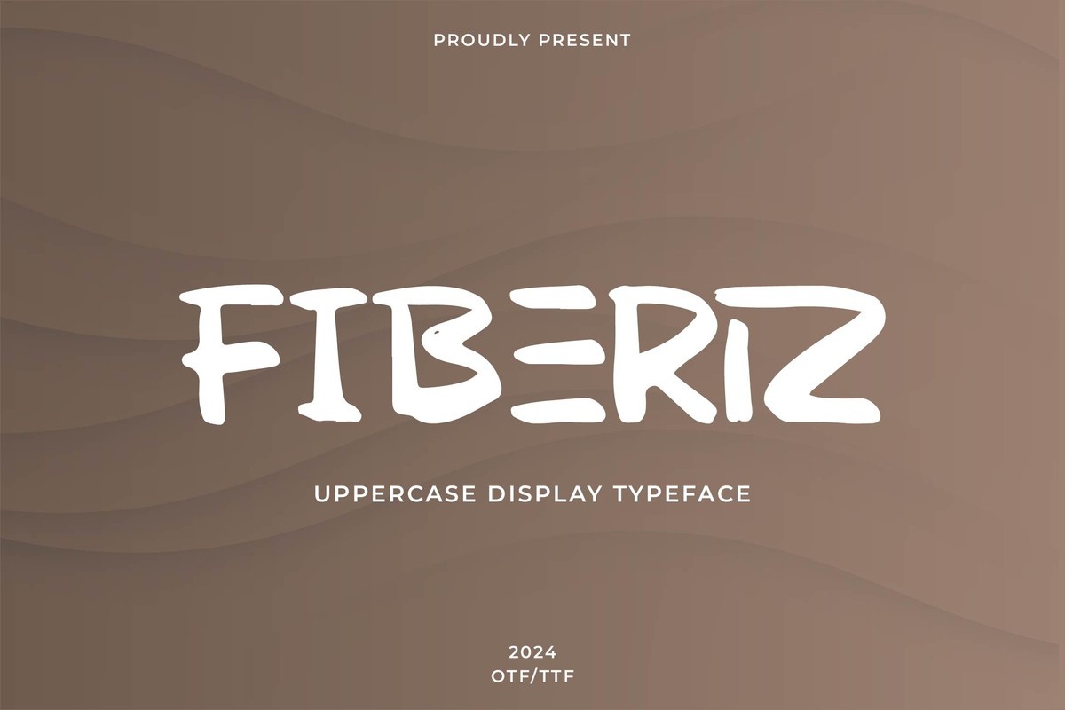 Fiberiz Regular Font preview