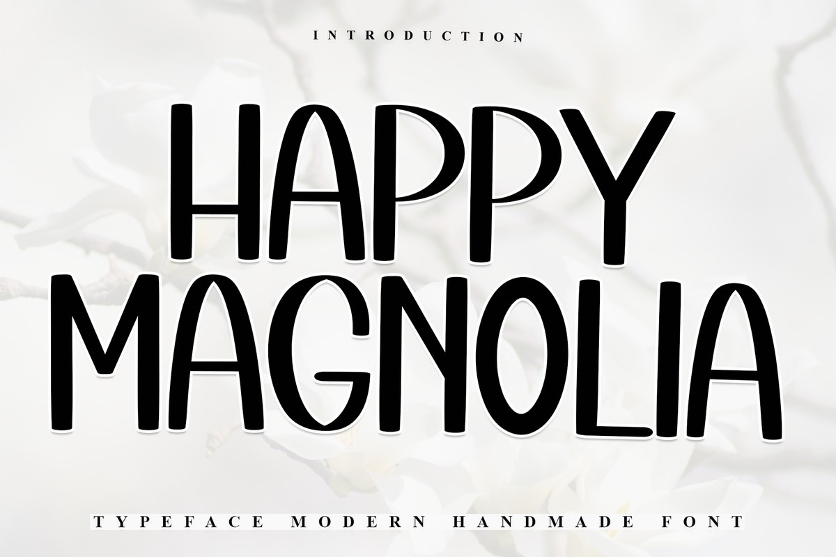 Happy Magnolia Font preview