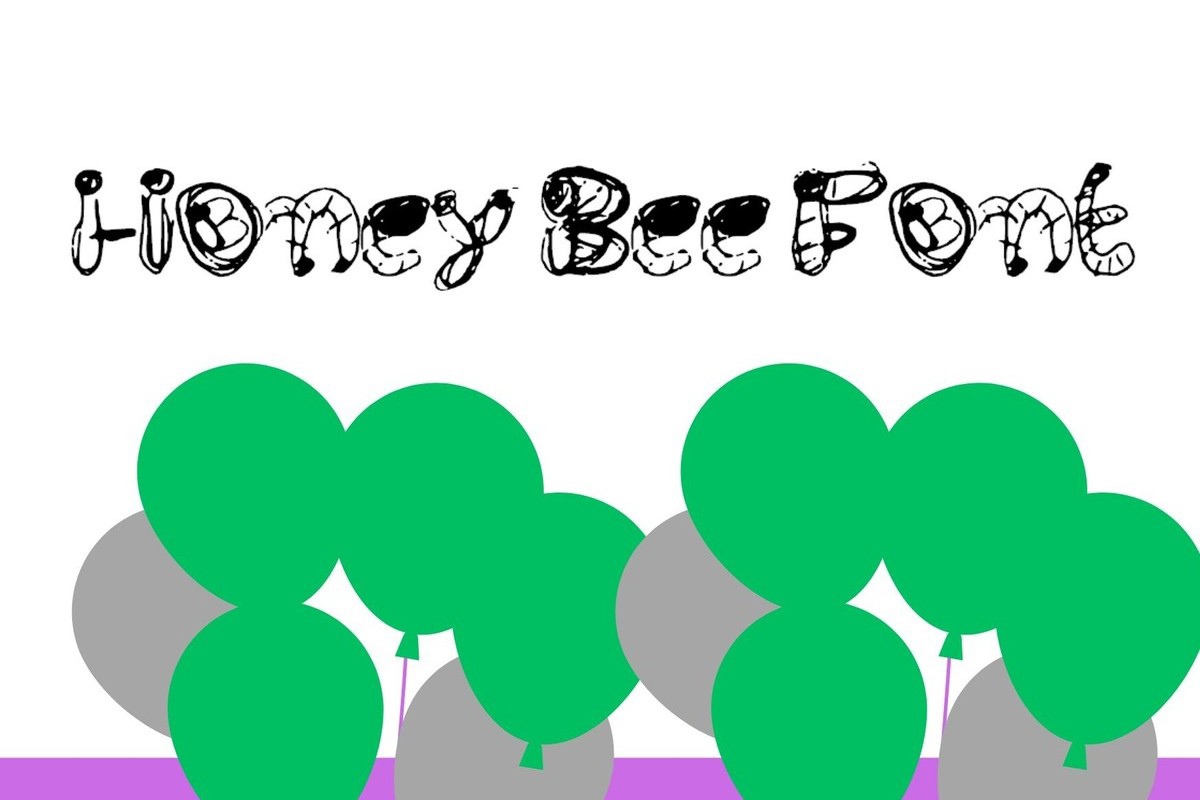 Honey Bee Font preview