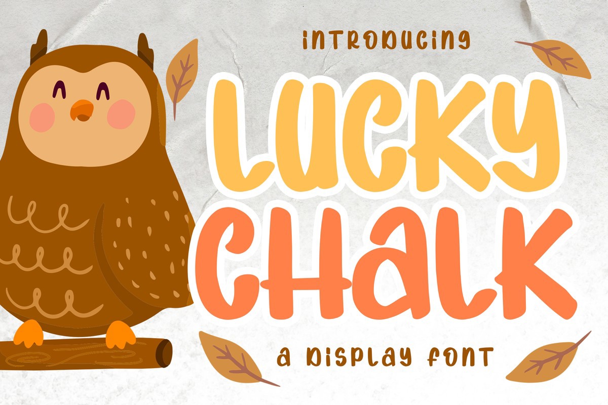 Lucky Chalk Font preview