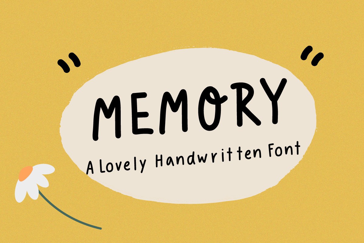 Memory Font preview