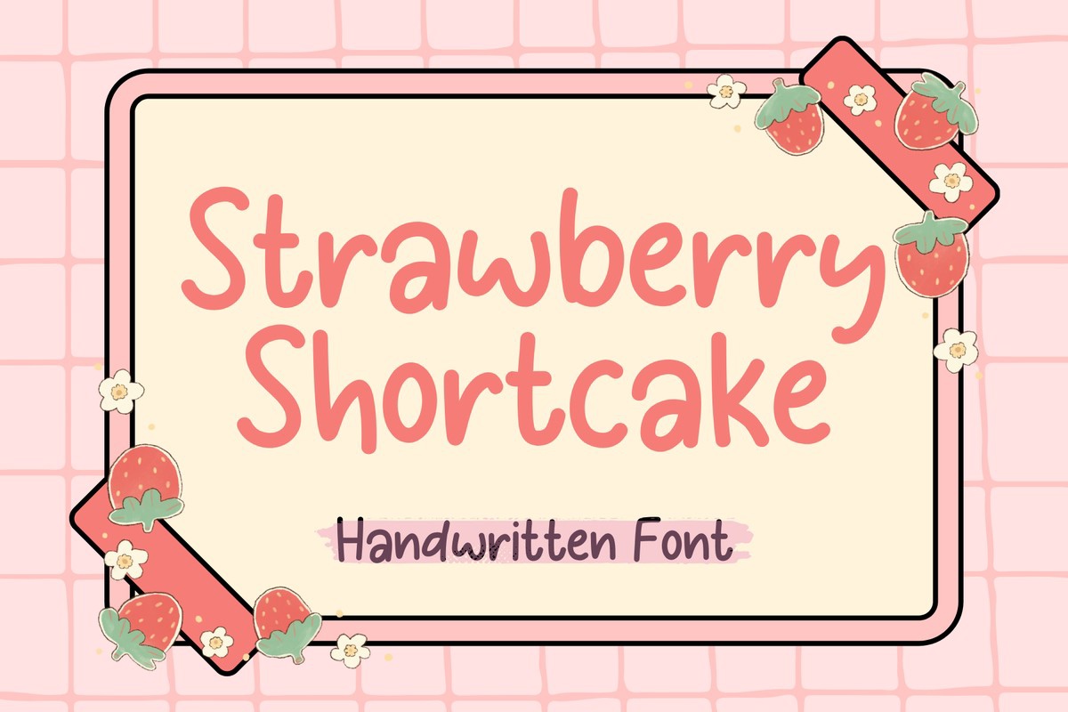 Strawberry Shortcake Font preview