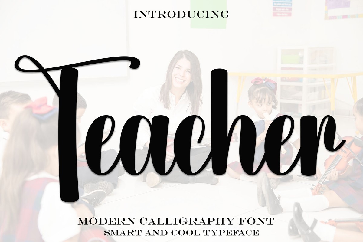 Teacher Regular Font preview