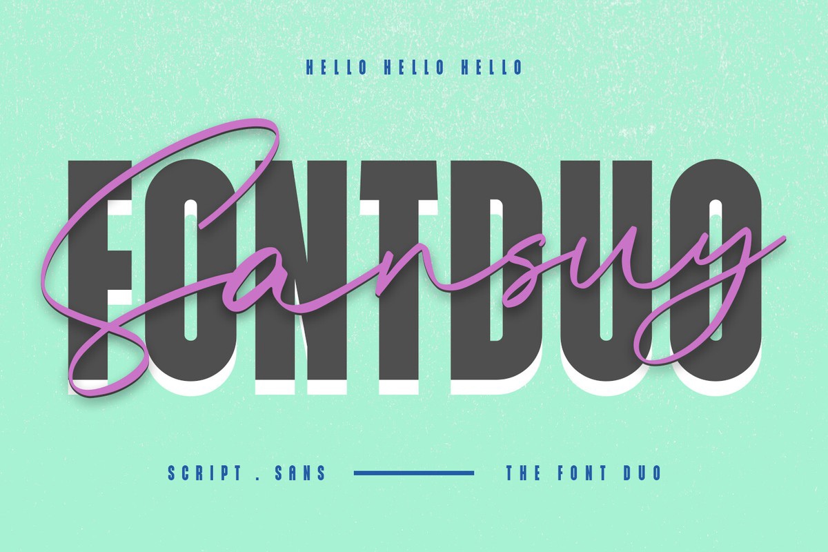 Sansuy Font preview