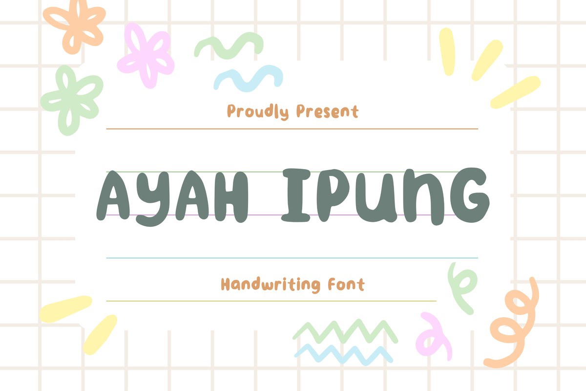 Ayah Ipung Font preview