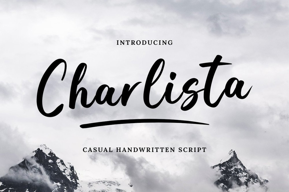 Charlista Font preview