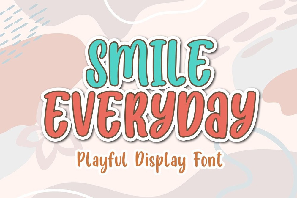 Smile Everyday Font preview