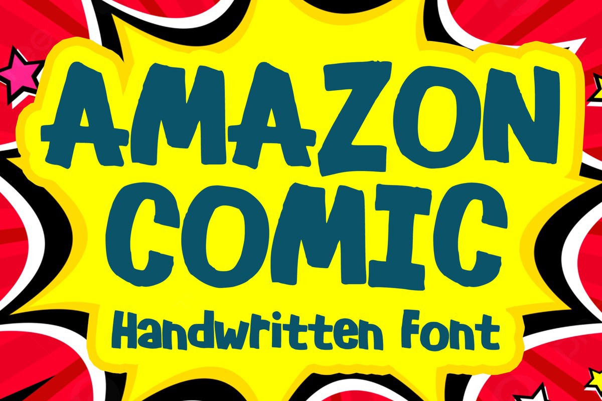Amazon Comic Font preview