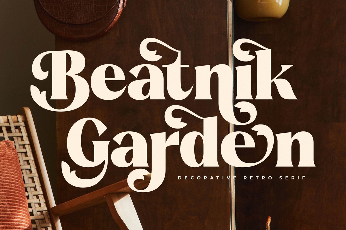 Beatnik Garden Regular Font preview