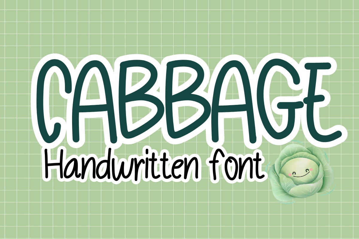 Cabbage Regular Font preview