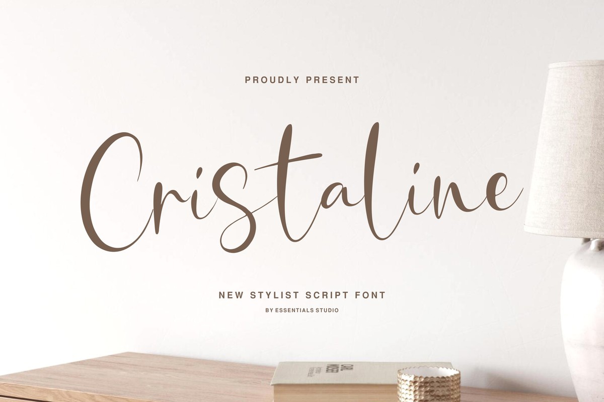 Cristaline Font preview