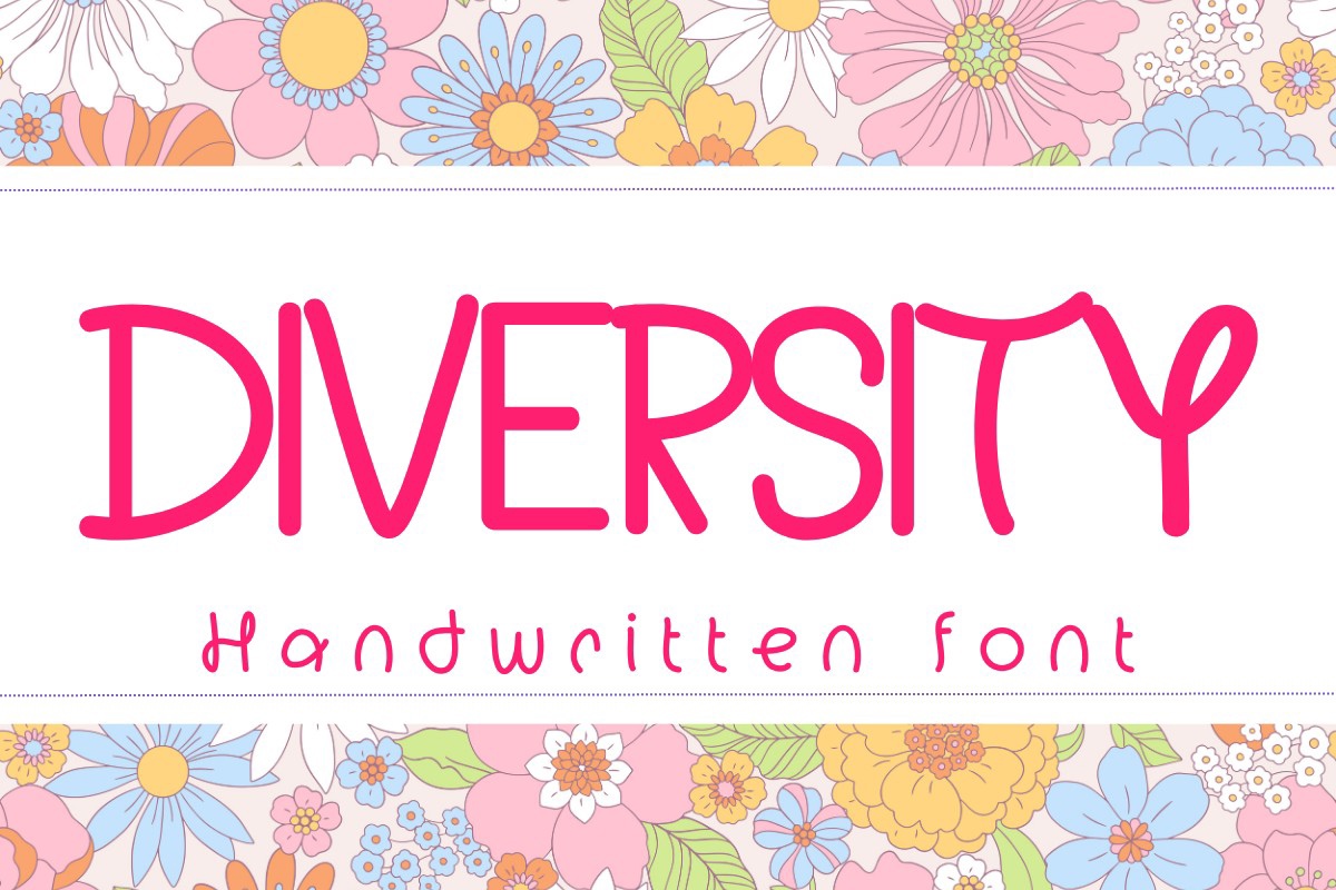 Diversity Font preview