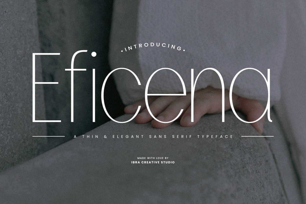 Eficena Font preview