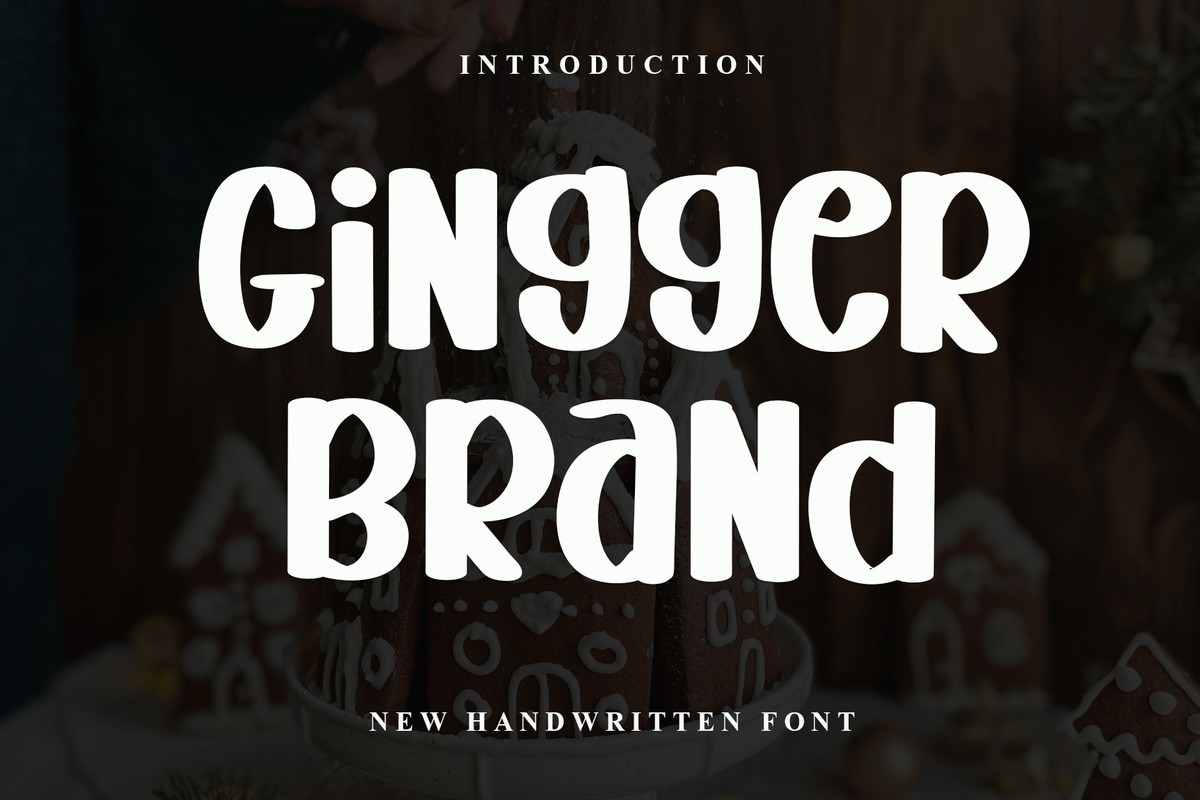 Gingger Brand Regular Font preview