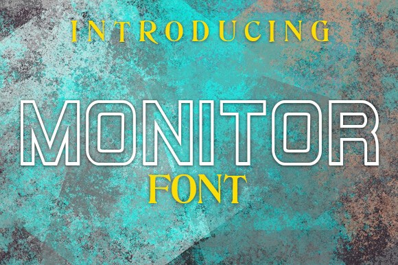 Monitor Font preview