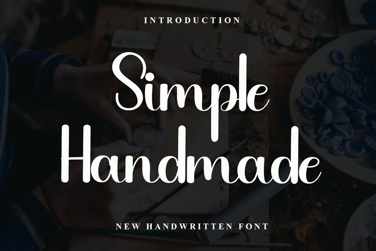 Simple Handmade Font preview