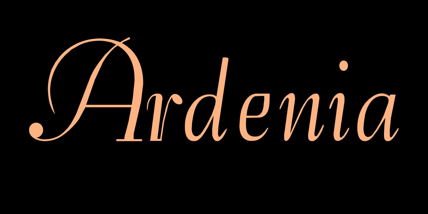 Ardenia Font preview