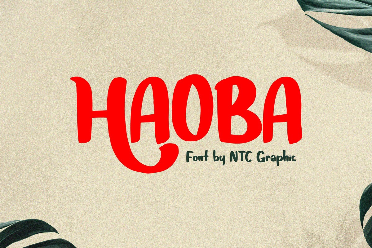 Haoba Font preview