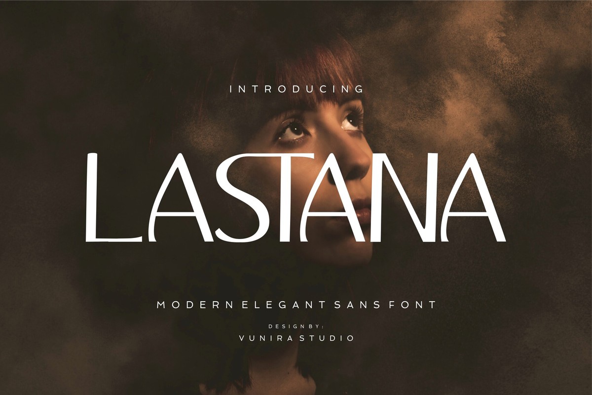 Lastana Regular Font preview