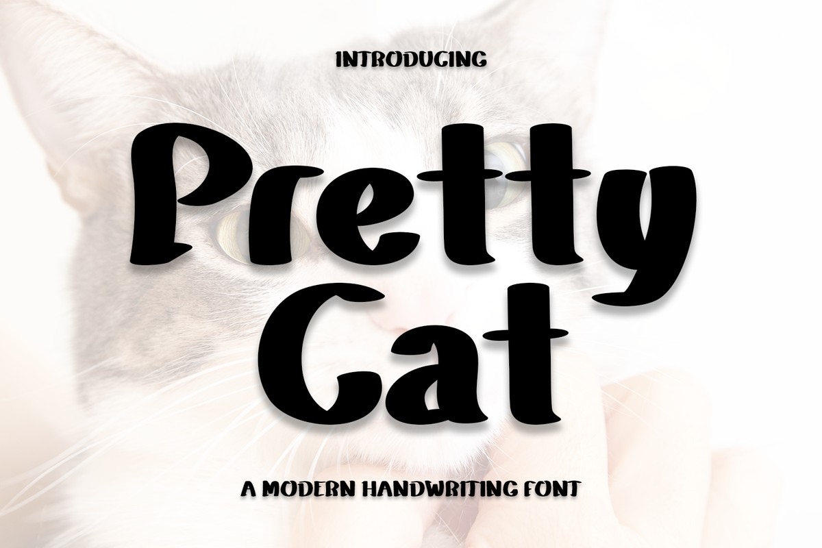 Pretty Cat Font preview