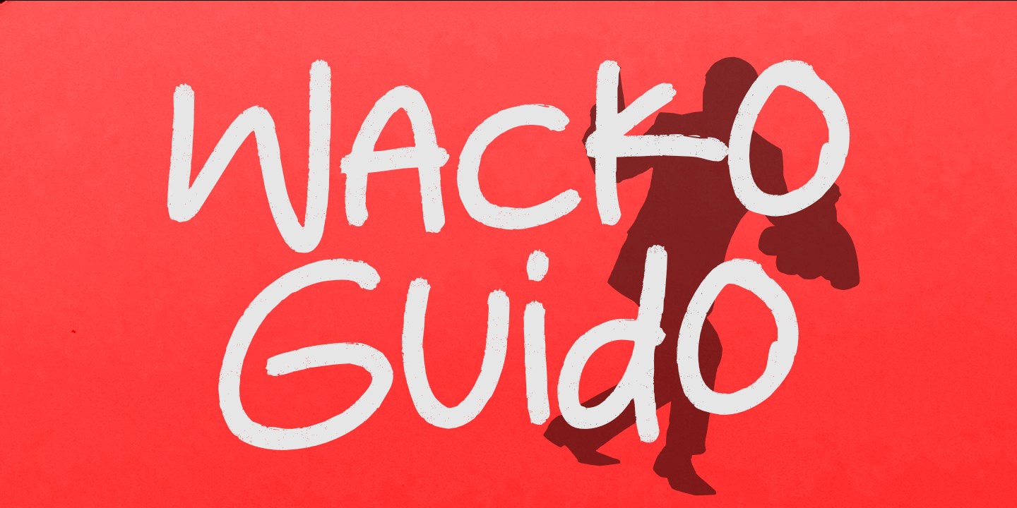 Wacko Guido Regular Font preview