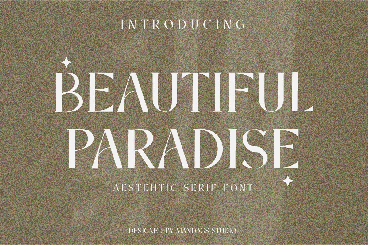 Beautiful Paradise Font preview