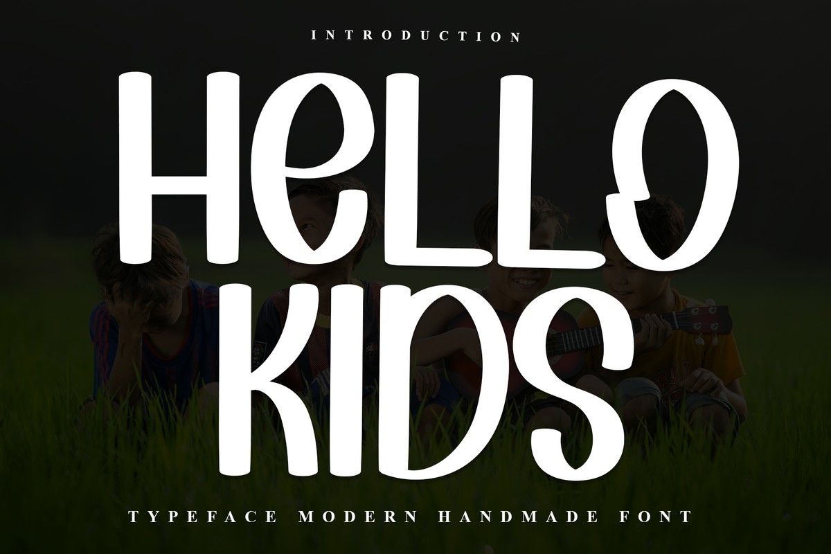 Hello Kids Font preview