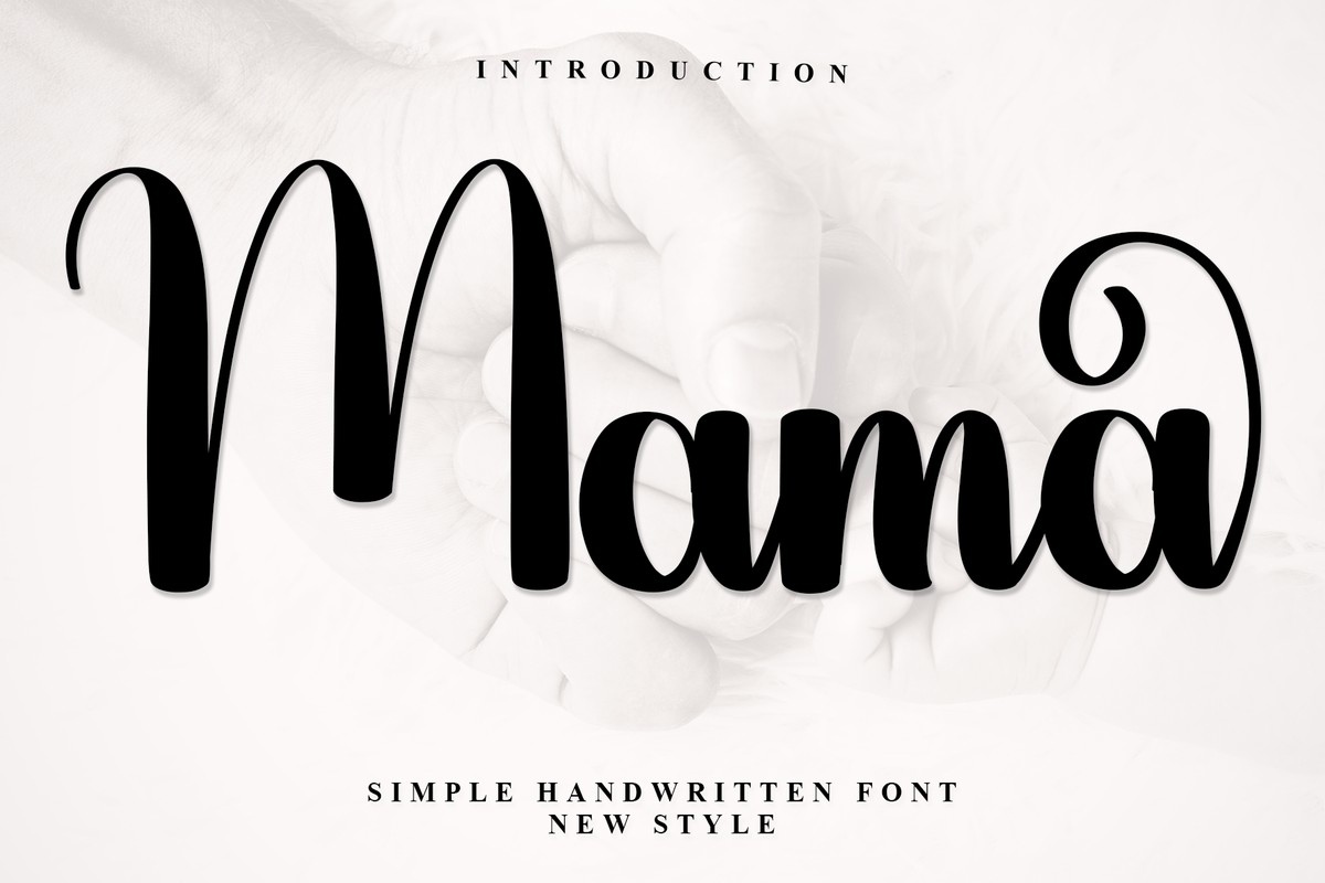 Mama Font preview