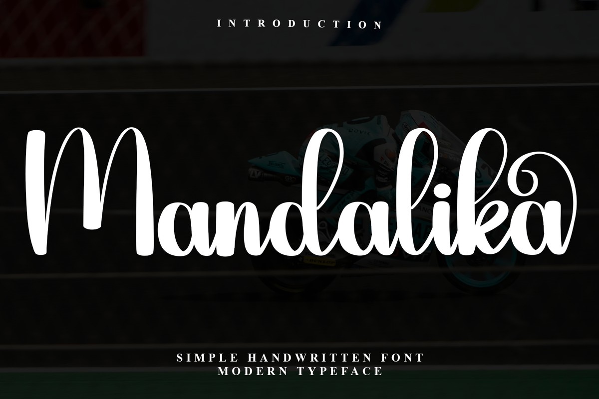 Mandalika Regular Font preview