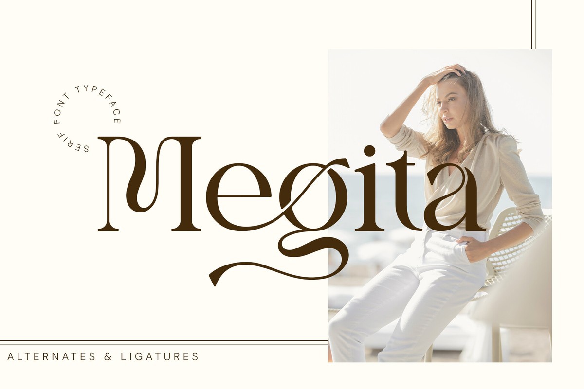 Megita Regular Font preview