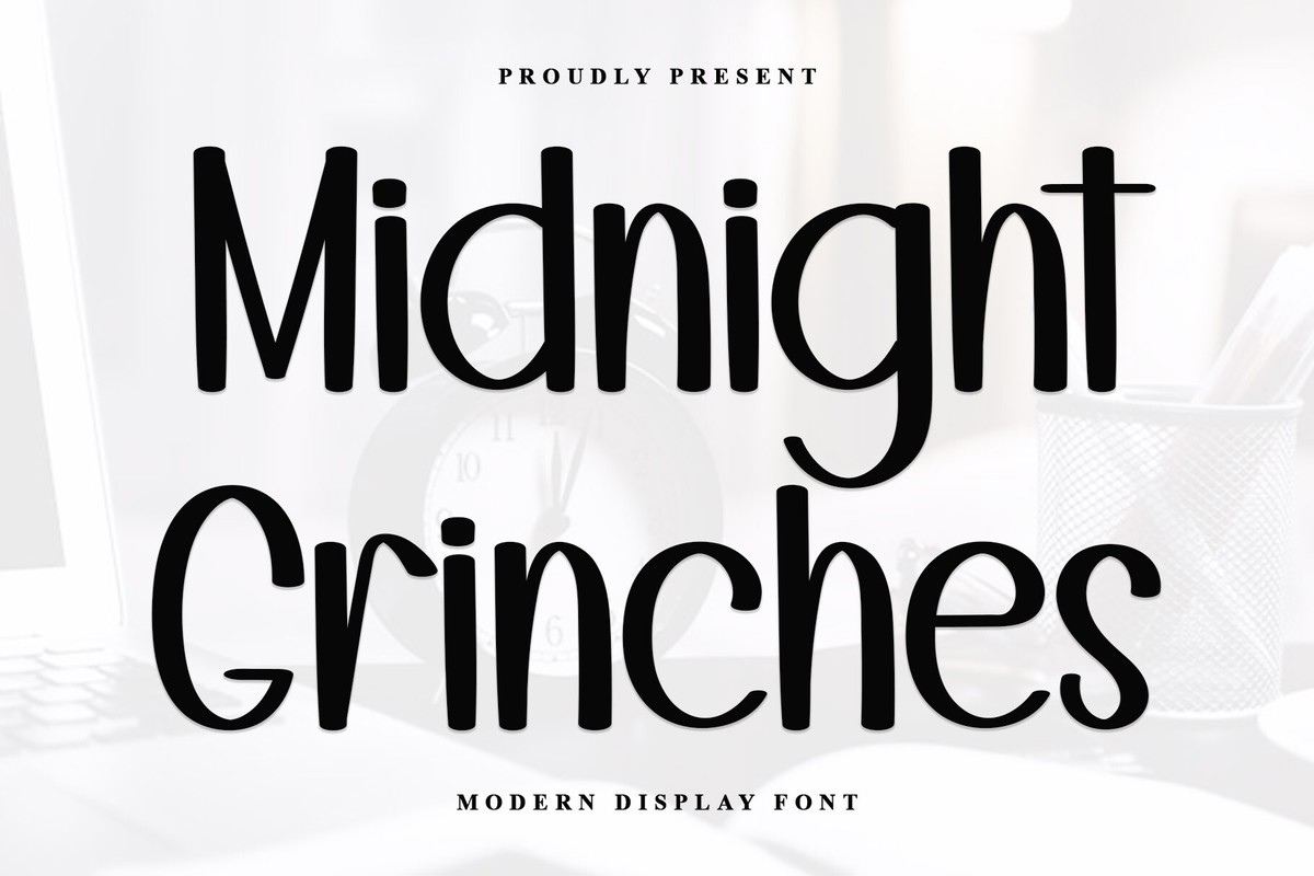 Midnight Grinches Font preview