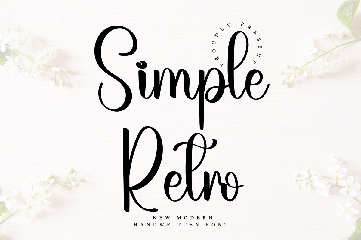 Simple Retro Font preview