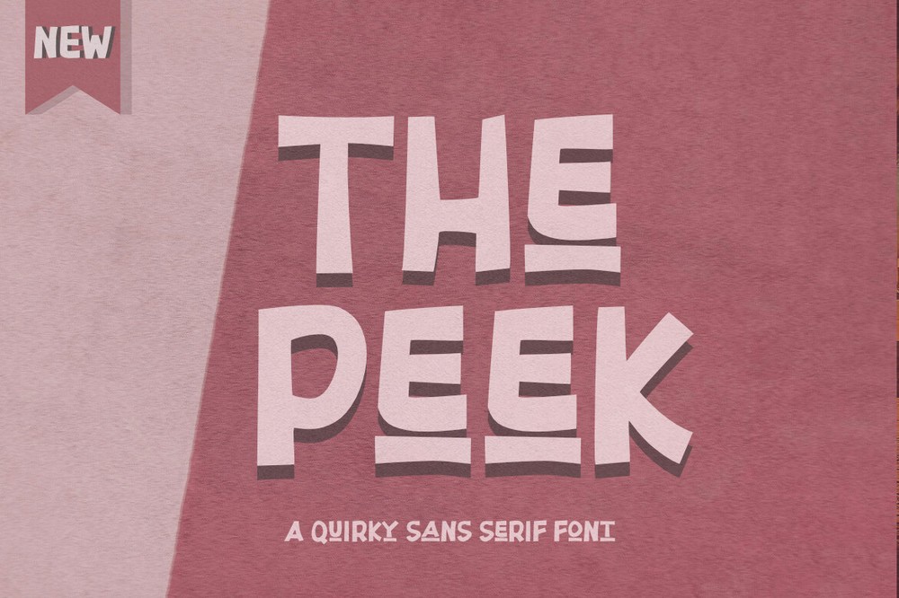 The Peek Font preview