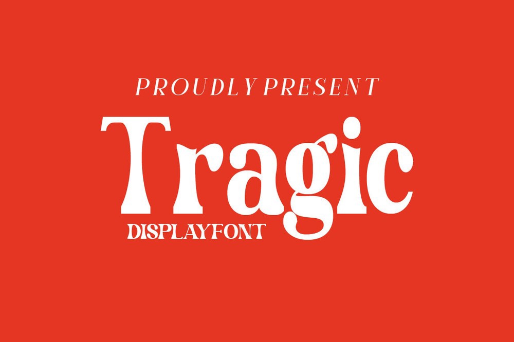 Tragic Font preview