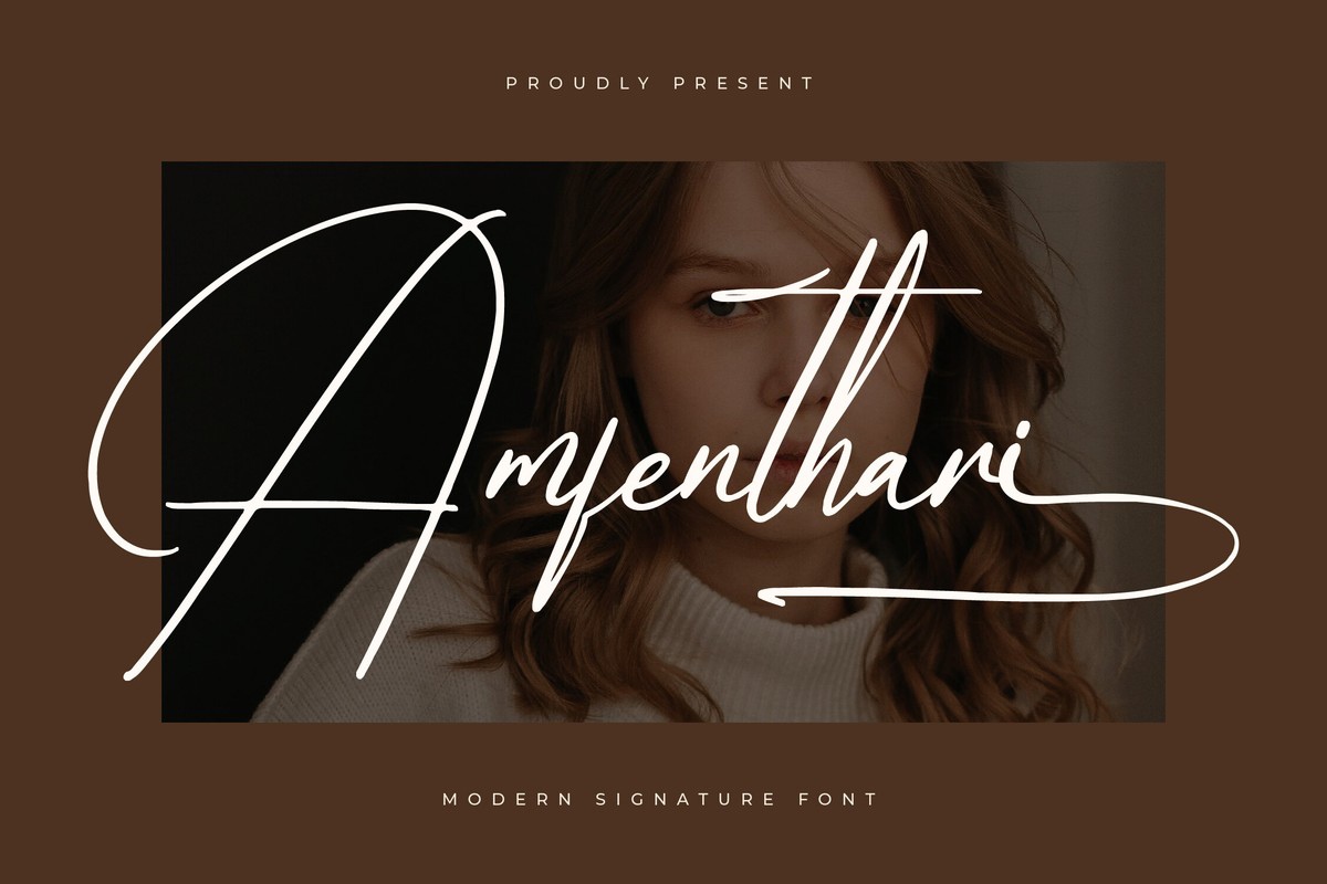 Amfenthari Regular Font preview