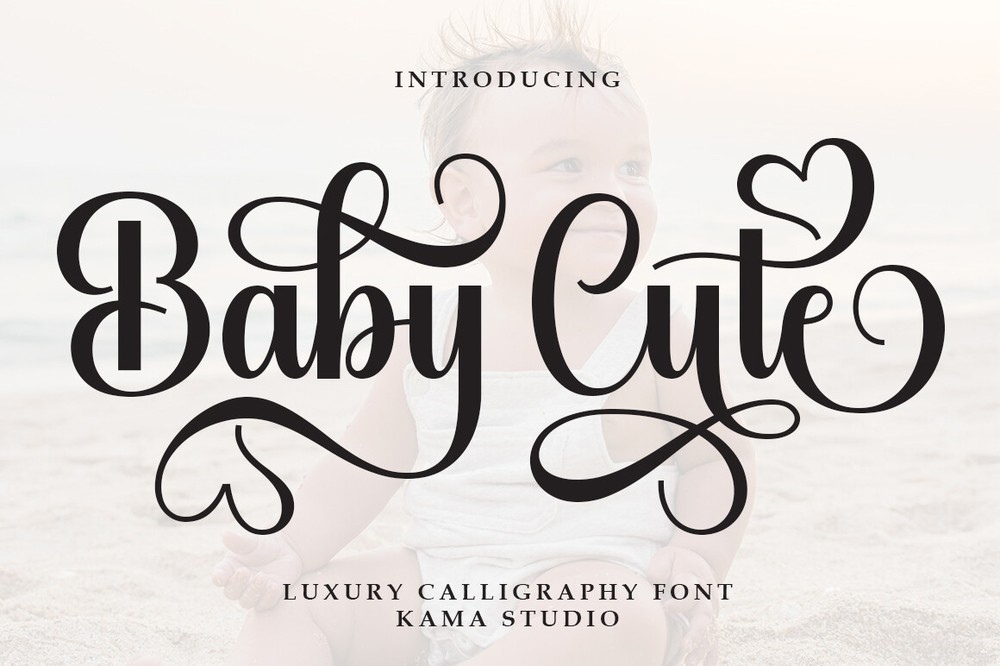 Baby Cute Font preview