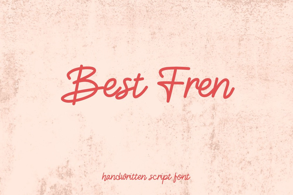 Best Fren Regular Font preview